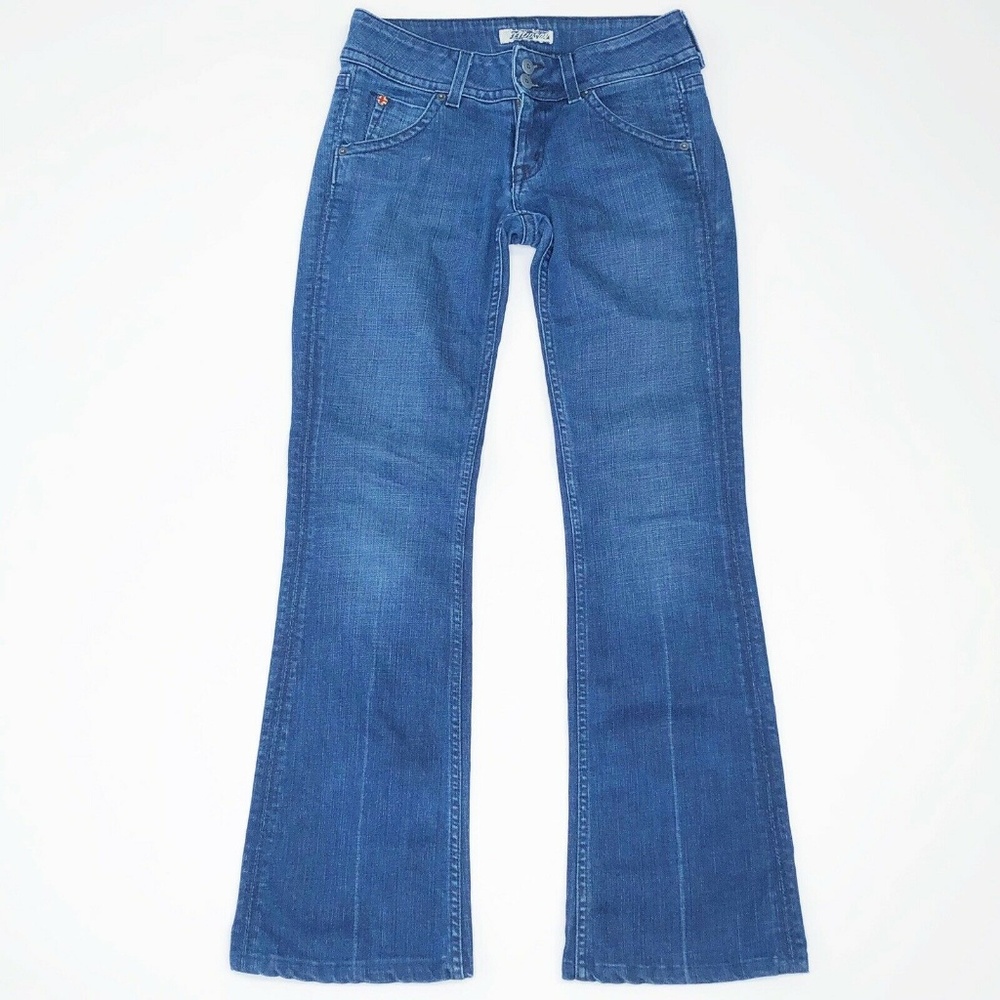 Hudson Jeans Flare Wide Leg Medium Wash (Q54)
